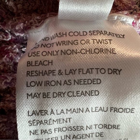 NWT $98 Free People Sweater Medium Brooke Wrap Crop Top Lilac Fog Combo Women's - Picture 14 of 16